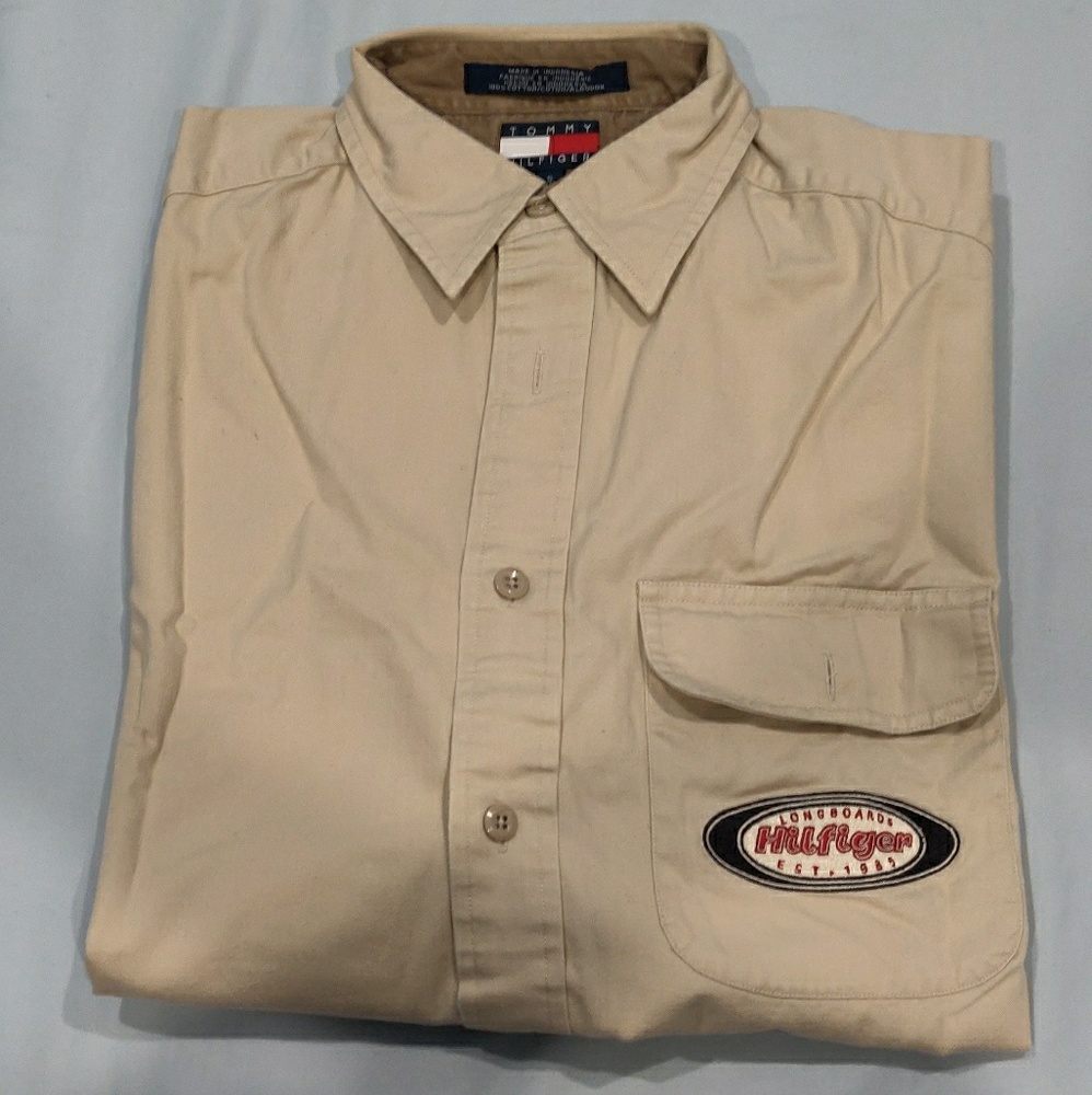 NWOT Vintage Tommy Hilfiger short button-down